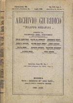 Archivio Giuridico \Filippo Serafini\