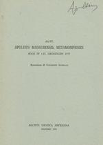 Apuleius Madaurensis, Metamorphoses. Book Iv 1 27, Groningen 1977. Recensione Di Giuseppe Augello