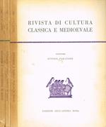 Rivista Di Cultura Classica E Medioevale Anno V