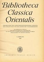 Bibliotheca Classica Orientalis Anno 5 E 6. Dokumentation Der Altertumswissenschaftlichen Literatur Der Sowjetunion Und Der Lander Der Volksdemokratie