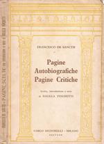 Pagine autobiografiche Pagine critiche