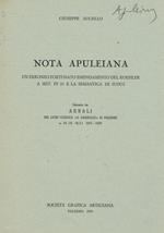 Nota Apuleiana. Un Erroneo Fortunato Emendamento Del Koehler A Met.Iv 31 E La Semantica Di Sudus. Estratto Da Annali Del Liceo Classico G.Garibaldi Di Palermo N.14-15 N.S. 1977-1978