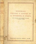 Memoriale Italiano A Ginevra Su La Situazione In Etiopia