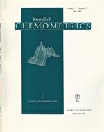 Journal of Chemometrics Vol. 1. N. 3. A Journal of The Chemometrics Society