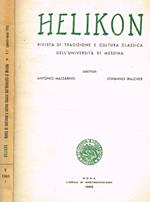 Helikon. Rivista Di Tradizione E Cultura Classica Dell'Università Di Messina Anno V N. 1