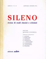 Sileno. Rivista Di Studi Classici E Cristiani Anno Ii N.1-2