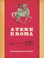 Atene E Roma Anno I N.I. Bollettino Dell'Associazione Italiana Cultura Classica