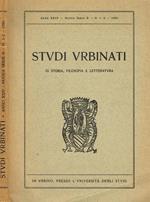 Studi Urbinati Di Storia, Filosofia E Letteratura Anno Xxiv Nuova Serie B N.1-2