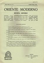 Oriente Moderno Anno Lviii N.1-3 Estratto. Rivista Mensile D'Informazione E Di Studi