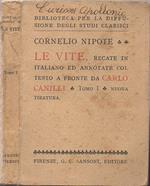 Cornelio Nipote - Le vite. recate in italiano ed annotate col testo a fronte da Carlo Canilli