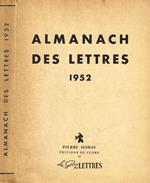 Almanach Des Lettres 1952