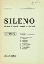 Sileno. Rivista Di Studi Classici Cristiani Anno I N.2. Estratto