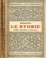 Le Storie. Libro Quarto. Libro Quinto. Melpomene. Tersicore