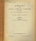 Annali Della Scuola Normale Superiore Di Pisa Serie Ii Vol.Xxix