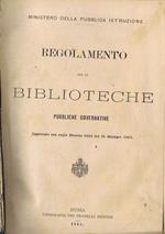 Regolamento per le Biblioteche Pubbliche Governative