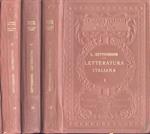 Letteratura italiana Vol. I. II. III