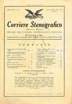 Corriere Stenografico. Periodico Mensile Anno Xxiv N.12. Organo Dell'Unione Stenografica Italiana