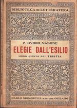 Elegie dall’esilio. Libro quinto dei Tristia