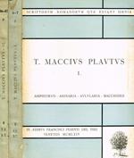 T.Maccius Plautus Vol. I Vi. I-Amphitruo, Asinaria, Aulularia, Bacchides. Vi-Trinummus, Truculentus, Vidularia, Fragmenta
