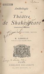 Anthologie du teatre de Shakespeare