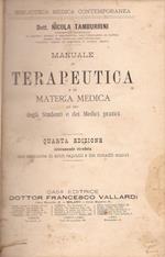 Manuale di terapeutica. e di materia medica