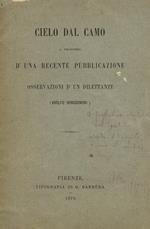 A Proposito D'Una Recente Pubblicazione. Osservazioni D'Un Dilettante (Adolfo Borgognoni)