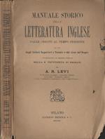 Manuale Storico Della Letteratura Inglese. Dalle Origini Al Tempo Presente