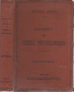 Elements de chimie physiologique