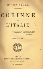 Corinne Ou L'Italie Tome I