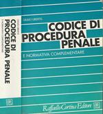 Codice di procedura penale e normativa complementare