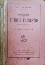 Orazione Per Pubblio Prosestio