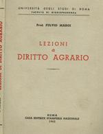 Lezioni Di Diritto Agrario