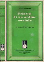 Principi di un Ordine Sociale. Note Ai Messaggi Di S. S. Pio Xii