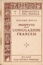 Prospetto delle coniugazioni francesi