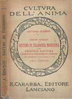 Breve schizzo dei Sistemi di Filosofia Moderna e del proprio sistema e dialogo su la vera natura del conoscere