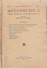 Metapsichica. fenomeni straordinari e sconosciuti della vita