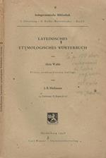 Lateinisches Etymologisches Worterbuch. Dritte neubearbeitete Auflage von J. B. Hofmann -13 Lieferung