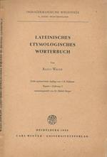 Lateinisches Etymologisches Worterbuch. Dritte neubearbeitete Auflage von J. B. Hofmann - Register - Lieferung 2 zusammengestellt von Dr. Elsbeth Berger