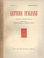 Lettere italiane anno XVI-N° 4. Rivista trimestrale