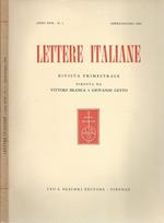 Lettere italiane anno XVII-N° 2. Rivista trimestrale