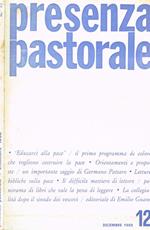 Presenza pastorale. Anno XXXIX n.12