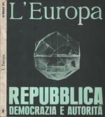 L' Europa. Repubblica, democrazia, autorità