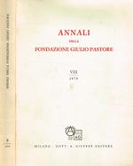 Annali della Fondazione Giulio Pastore. VIII/1979