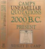 Camp's unfamiliar quotations from 2000 B. C. to the present