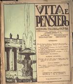 Vita e pensiero Anno X Vol. XV Fasc. I. Rassegna italiana di coltura