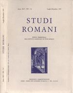 Studi romani Anno XLV nn. 3 - 4