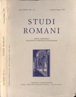 Studi romani Anno XLVII nn. 1 - 2