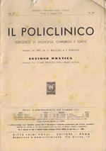 Il Policlinico (Vol. 58). Periodico di Medicina, Chirurgia e Igene