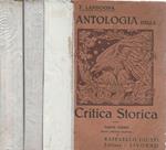 Antologia della critica storica. Vol. I e II. Dall'agonia di Roma ai giorni nostri