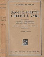 Saggi e scritti critici e vari vol. VII. La Scuola Democratica